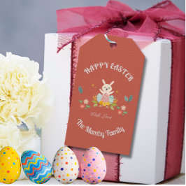 イースターパーソナライズされたホリデー ギフトタグ