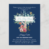 イースターパーソナライズされたヴィンテージ予算の写真 ポストカード (正面)