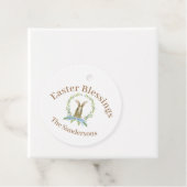 イースターパーソナライズされた恵みウォーターカラーラビットギ フェイバータグ (インサイチュ)