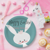 イースターパーソナライズされた紙プレートかわいいバニー ペーパープレート (パーティー)