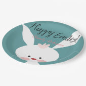 イースターパーソナライズされた紙プレートかわいいバニー ペーパープレート (アングル)