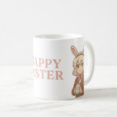 イースターパーソナライズされた コーヒーマグカップ (正面右)