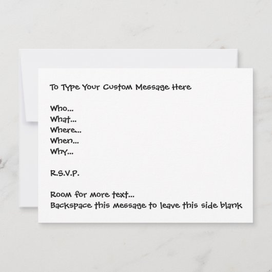 イースターパーティの招待状イースターカパーソナライズされたード 招待状 (裏面)