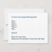 イースターパーティの招待状イースターパーソナライズされたカード 招待状 (裏面)