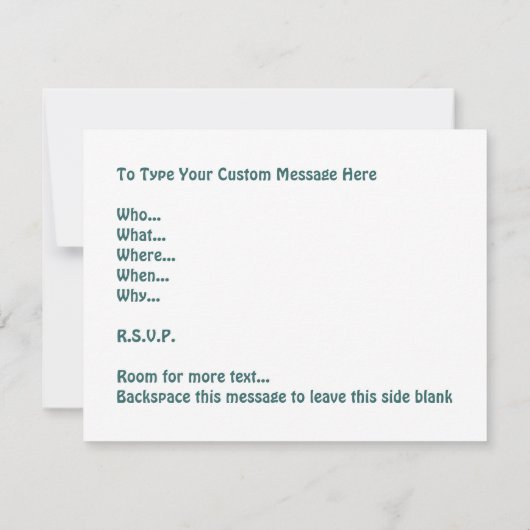 イースターパーティの招待状イースターパーソナライズされたカード 招待状 (裏面)
