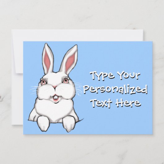 イースターパーティの招待状イースターパーソナライズされたカード 招待状 (正面)