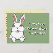 イースターパーティの招待状イースターパーソナライズされたカード 招待状 (正面/裏面)