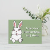 イースターパーティの招待状イースターパーソナライズされたカード 招待状 (スタンド正面)