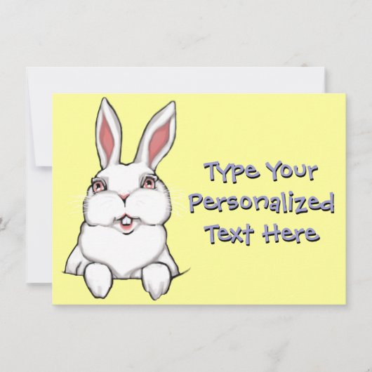 イースターパーティの招待状イースターパーソナライズされたカード 招待状 (正面)