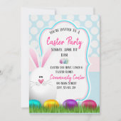 イースターパーティの招待状カード 招待状 (正面)