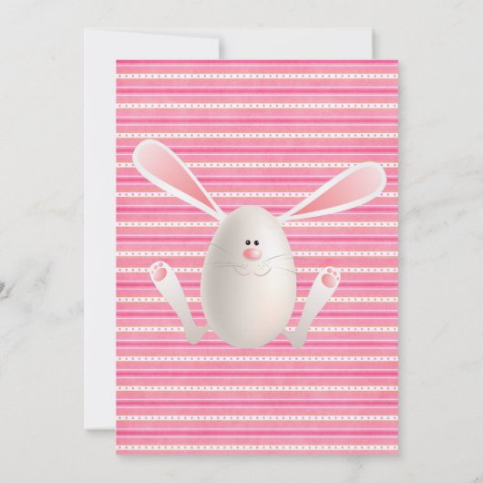 イースターパーティの招待状カード 招待状 (裏面)