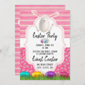 イースターパーティの招待状カード 招待状 (正面/裏面)