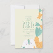 イースターパーティーキャロットバニーイベント 招待状 (正面)