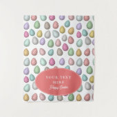 イースターパーティービュッフェBrunchランチテーブルランナー タペストリー (正面)