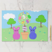 イースターパーティーランチョンマット 子供へ ペーパーパッド (インサイチュ)