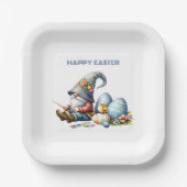 イースターパーティー紙プレート ペーパープレート (正面)