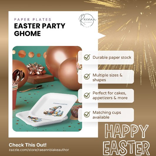 イースターパーティー紙プレート ペーパープレート