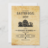 イースターパートフライヤーテンプレート 招待状 (正面)