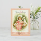 イースタービクトリアンカードガールバスケットの卵&バニー シーズンカード (スタンド正面)