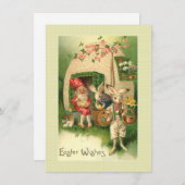 イースタービクトリアンカード格言インエッグハウス&バンニー シーズンカード (正面/裏面)