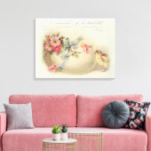 イースタービクトリアンシックと卵 キャンバスプリント (インサイチュ (リビング))