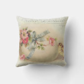 イースタービクトリアンシックと卵 クッション (裏面)