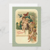 イースタービクトリアンチャルブ蝶の卵バスケット シーズンカード (正面/裏面)