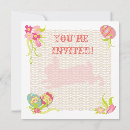 イースタービクトリアンティーブランチ招待状 招待状 (裏面)