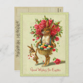 イースタービクトリアンバニー シーズンポストカード (正面/裏面)