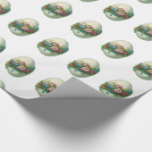 イースタービクトリアンフラワーエッグ ラッピングペーパー (角)