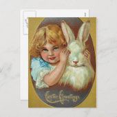 イースタービクトリアンポスト非表示nシーク シーズンポストカード (正面/裏面)