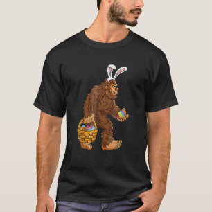 イースタービッグフットと卵バスケット男おもしろいの子の子供Sas Tシャツ