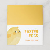 イースタービュッフェチョコレートエッグと小さな鶏 ロイヤリティカード (外部開封)