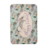 イースタービルビー&オーストラリアの花 バスマット (正面縦)