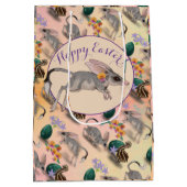 イースタービルビー&オーストラリアの花 ミディアムペーパーバッグ (裏面)