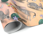 イースタービルビー&オーストラリアの花 ラッピングペーパー (ロールコーナー)