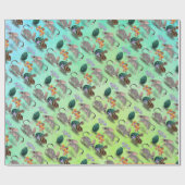 イースタービルビー&オーストラリアフラワーラッピング紙 ラッピングペーパー (フラット)