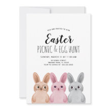 イースターピクニックと卵の狩りパーティーとベビー