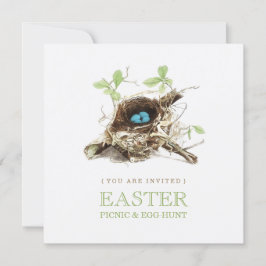 イースターピクニックエッグ狩りパーティの招待状 招待状