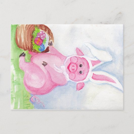 イースターピグポストカード シーズンポストカード (正面)