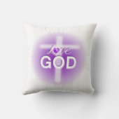 イースターピロー、神を愛する、イエス クッション (裏面)