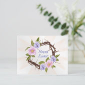 イースターピンクパープルフローラクラウンソーズ シーズンポストカード (スタンド正面)