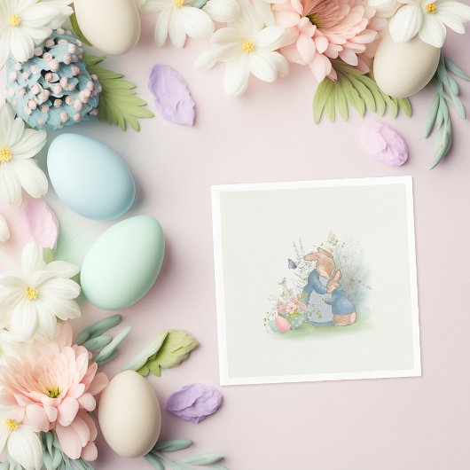 イースターピーターラビットナプキンス スタンダードカクテルナプキン