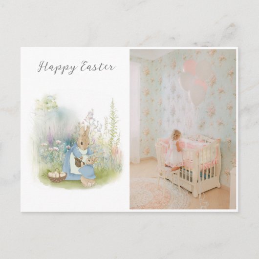 イースターピーターラビットポストカード ポストカード (正面)
