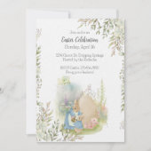 イースターピーターラビット招待状 招待状 (正面)