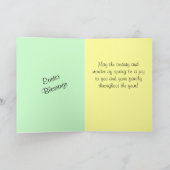 イースターピープイエローチックエッグイエローアイリス シーズンカード (内部)