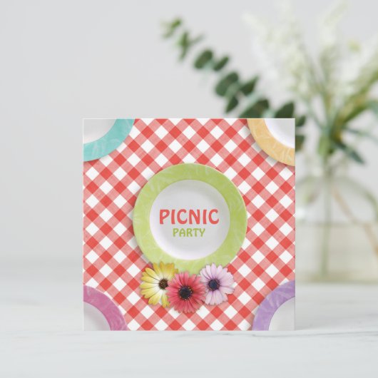 イースターファミリー懇親会ピクニックパーティの招待状 招待状 (スタンド正面)