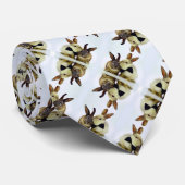 イースターファンシーバニーアルマーニサテンストライプズ ネクタイ (ロール)