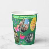 イースターフォトエッグ付/ネーム紙カップ 紙コップ (裏面)