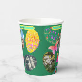 イースターフォトエッグ付/ネーム紙カップ 紙コップ (左)